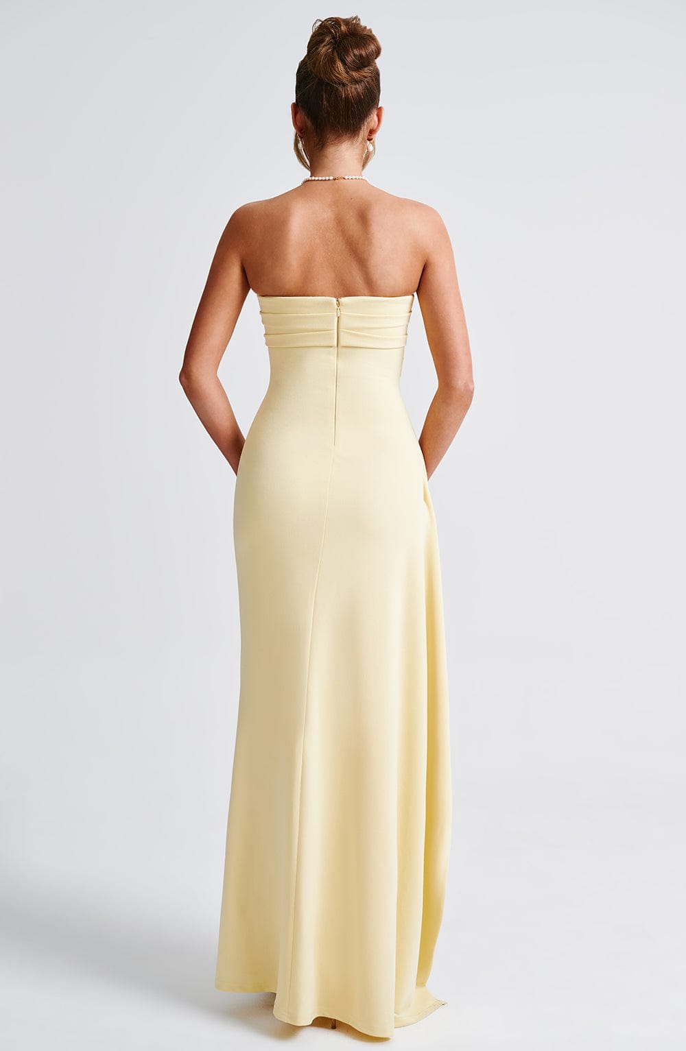 Zafira Maxi Dress - Lemon Glow
